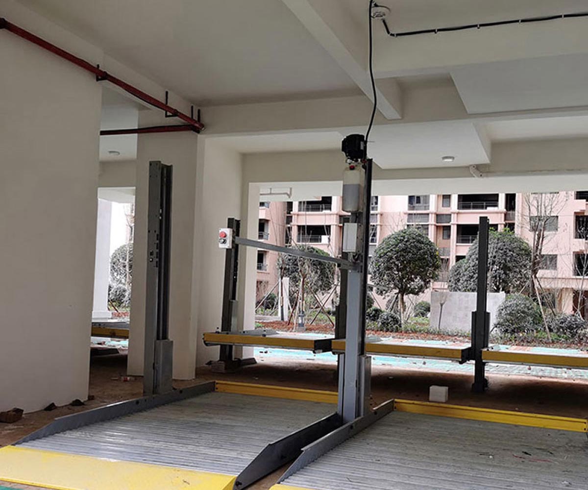 古蔺双柱机械车库拆除