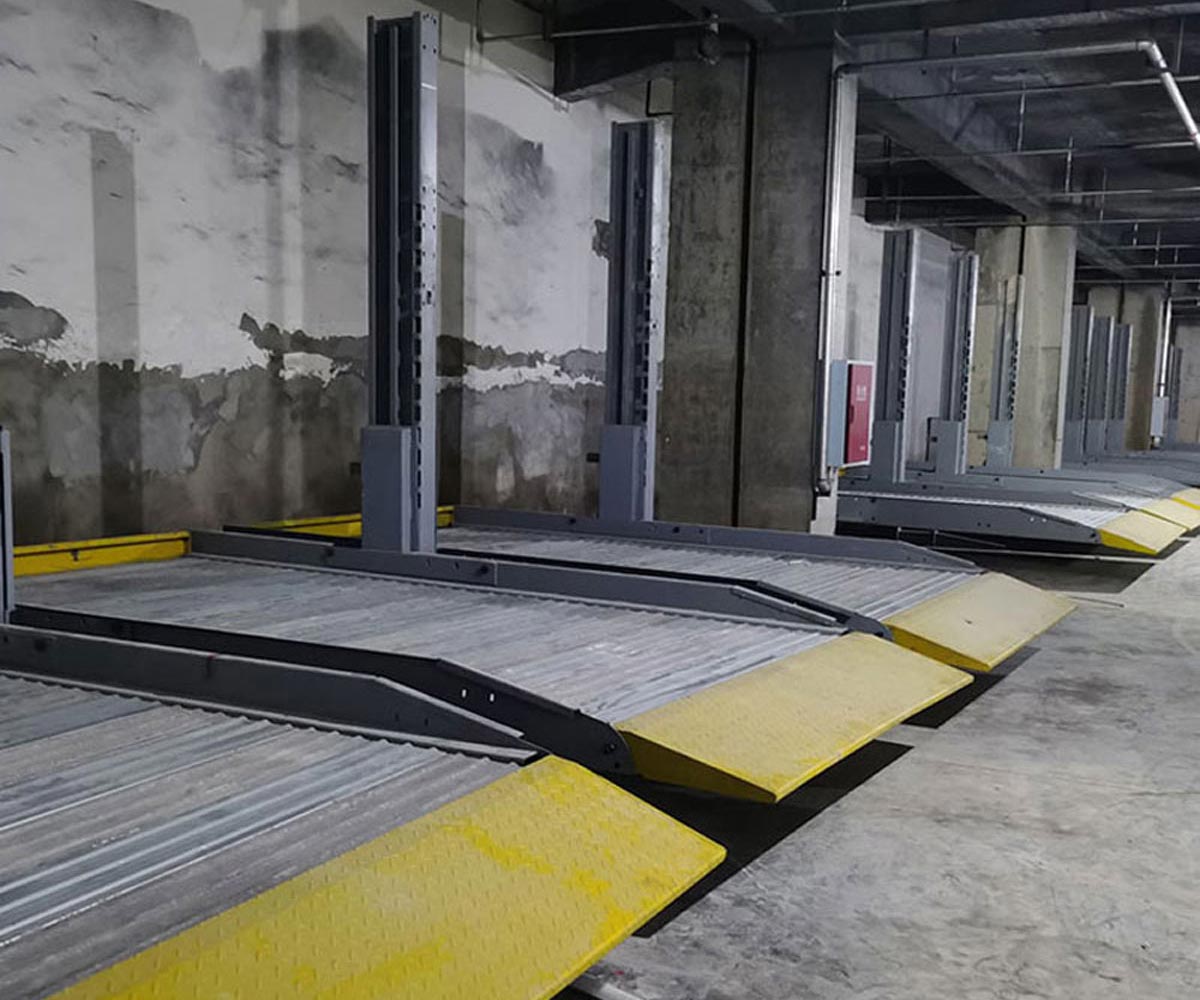 什邡升降横移式机械式立体车库安装